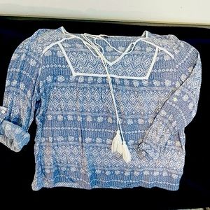 Summer “Sky’s are Blue” Top